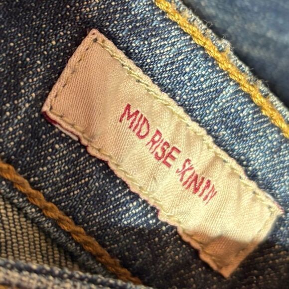 Eunina Midrise Skinny Leg Distressed Jeans EPC Size 3 Excellent preloved conditi - Picture 6 of 6